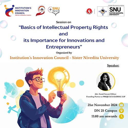 Basic of Intellectual Property Rights and its importance for innovations and Entrepreneurs