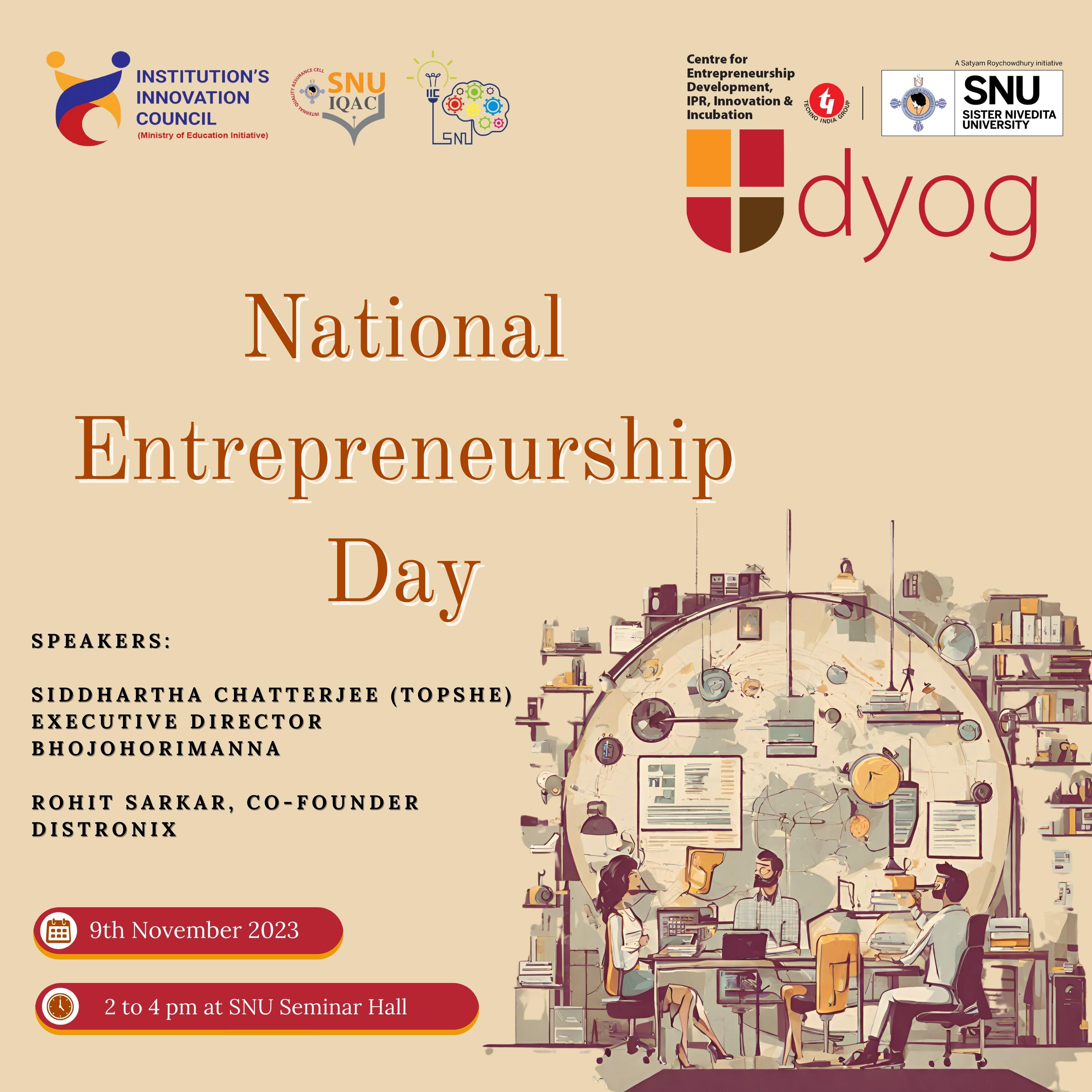 National Entrepreneurship Day