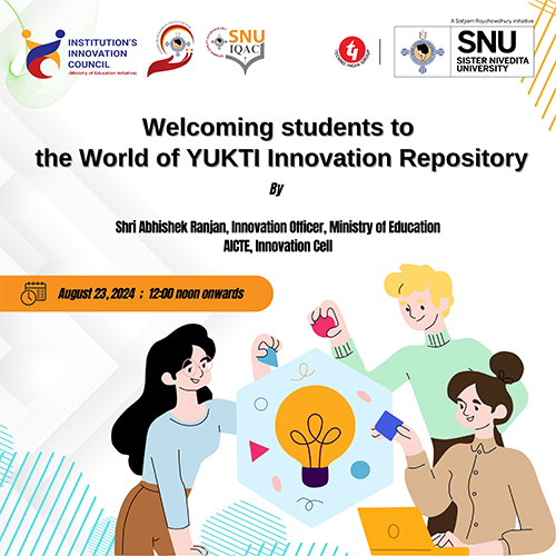 Welcoming students to the world of YUKTI Innovation Repository